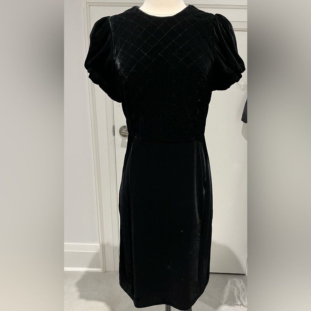 Black velvet Ruffian dress, size 10